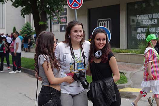 me and a couple of friends while I was working as a photographer at the carnival in my home town